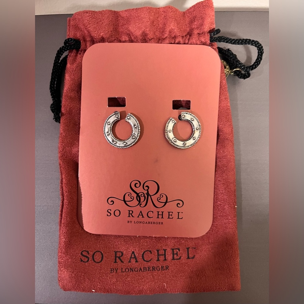 Longaberger So Rachel Chain Link Earrings